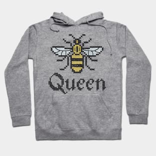 Queen Bee Cross Stitch Hoodie